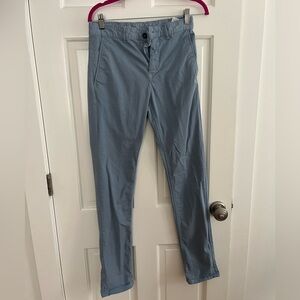 ZARA men’s dusty blue chinos
